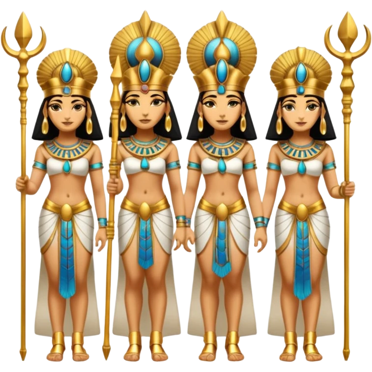 Egyptian goddesses emoji