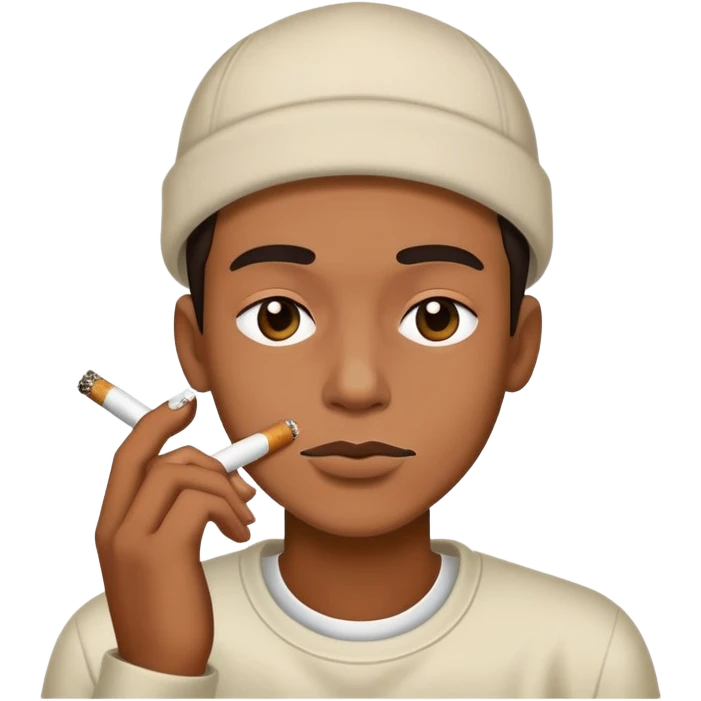Person that smokes a joint  emoji