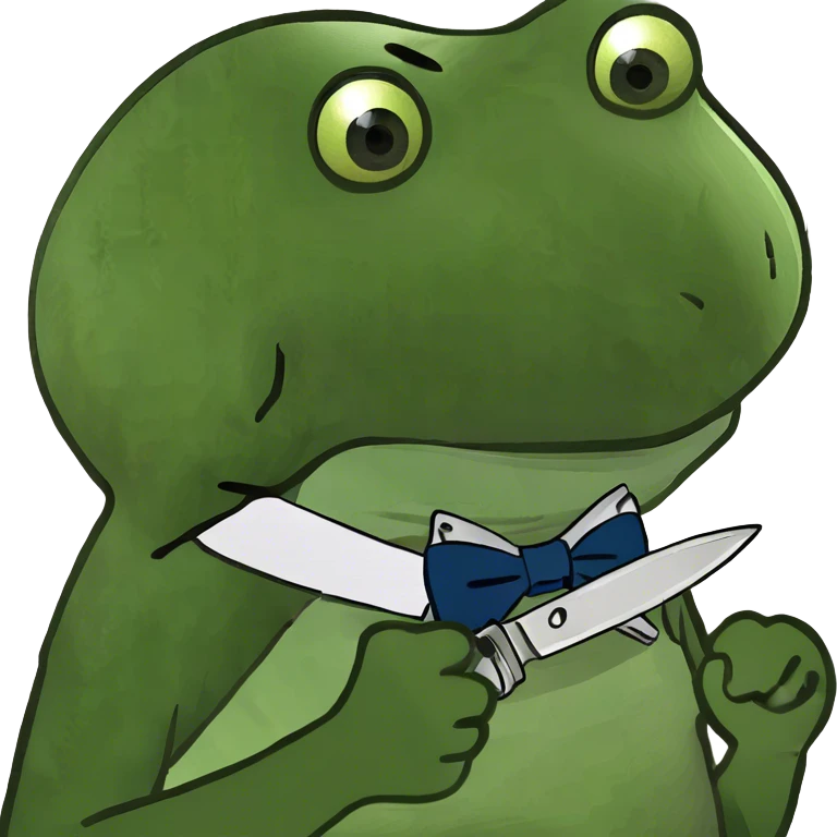 Knife with bow emoji