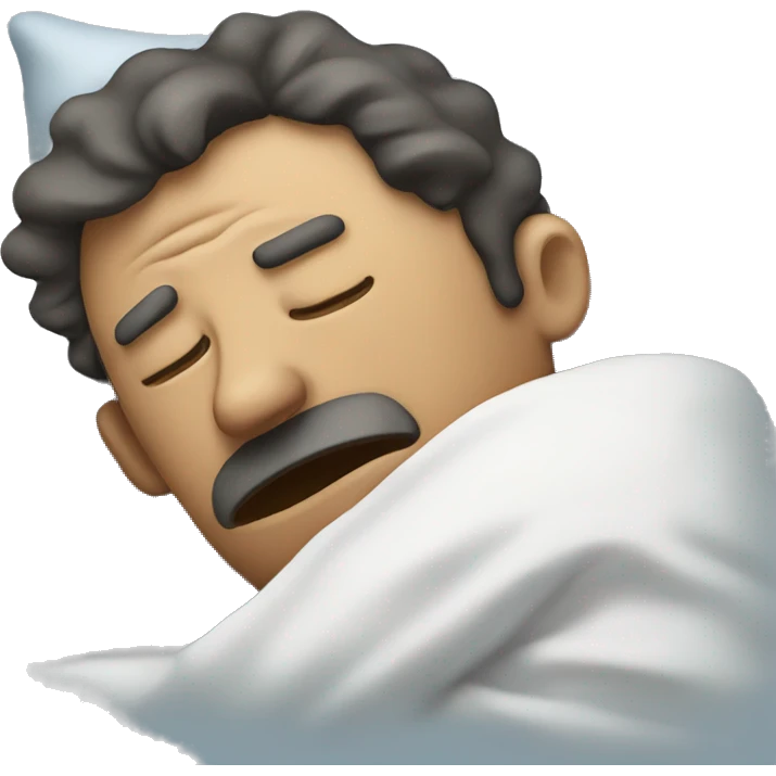Sleepy sick man emoji
