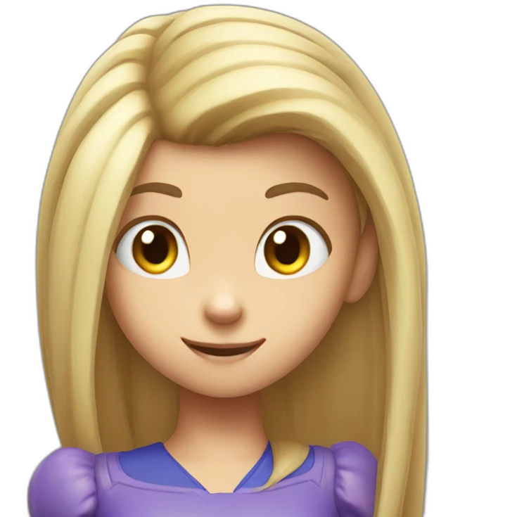 sonic the hedgehog as girl emoji
