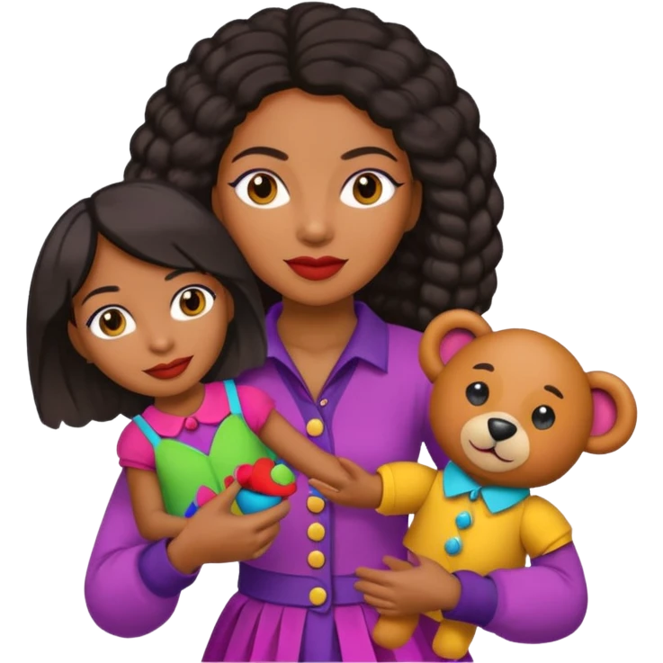 Street Puppet Performer black woman emoji