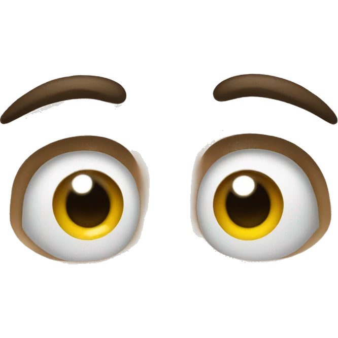 Tired eyes emoji