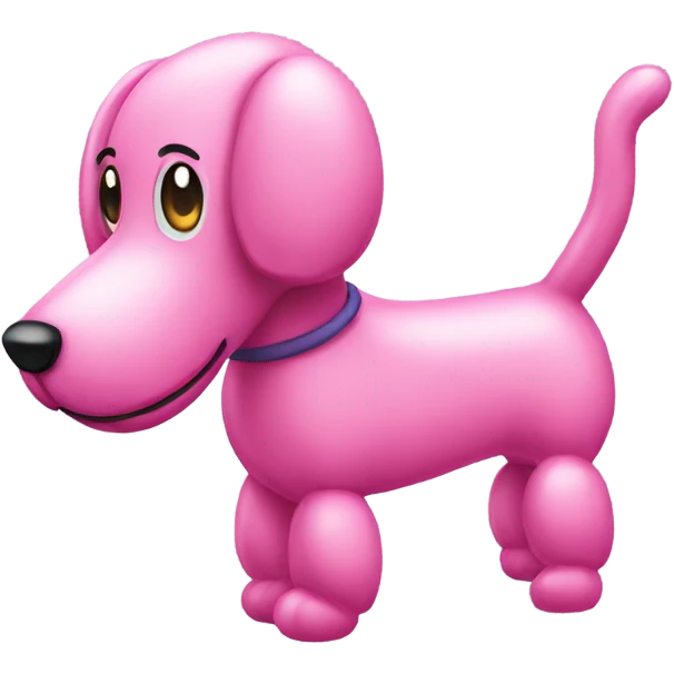 pink Balloon animal dog emoji