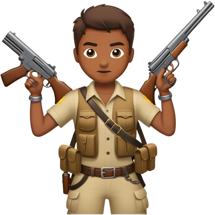 Kohala with guns emoji