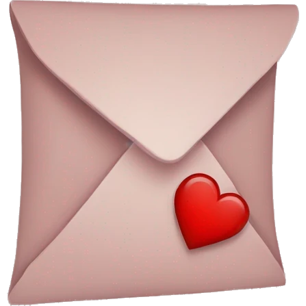letter A in the red heart emoji