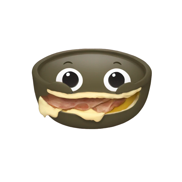 Chat qui mange des pates emoji
