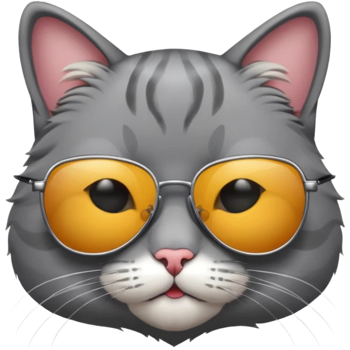 Cat wearing sunglasses emoji
