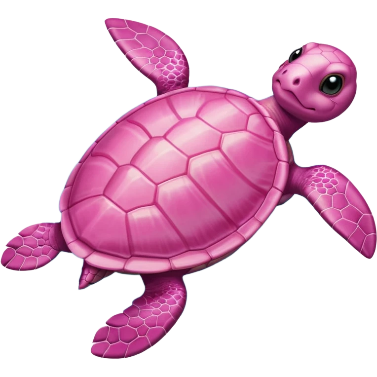 a pink turtle emoji