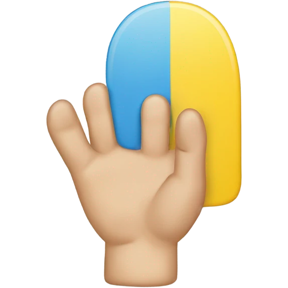 Hand mit Adilette  emoji