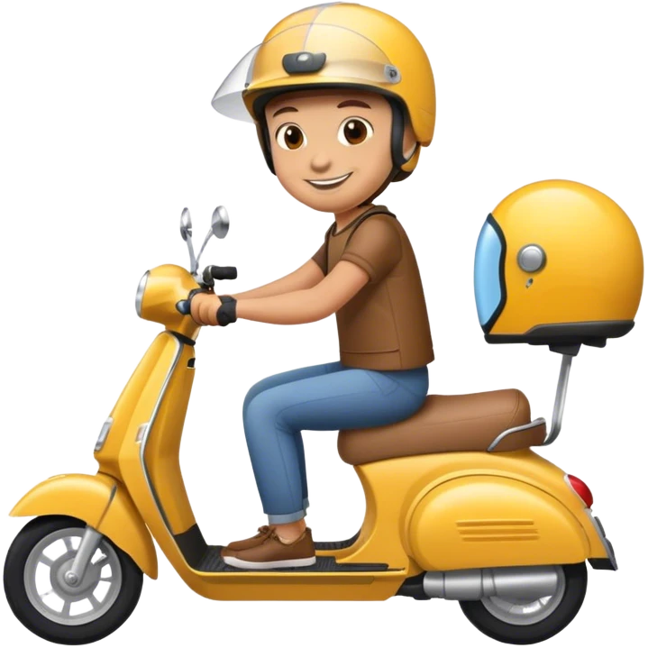 riding a scooter emoji