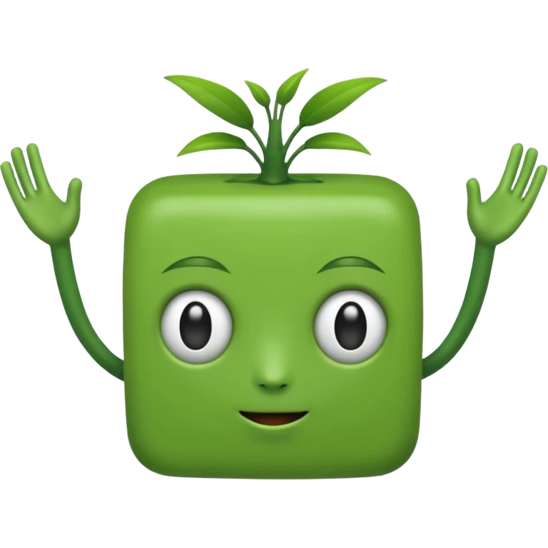 haceme un sprunki con cuerpo cuadrado  fino emoji