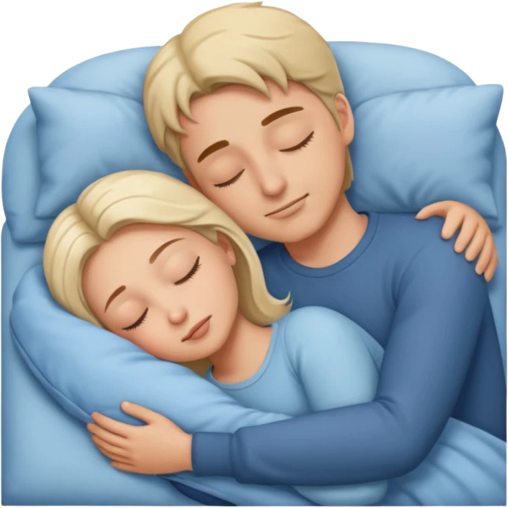 Couple sleep emoji