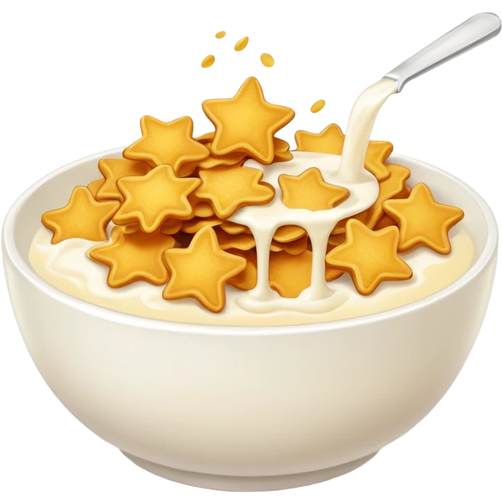 cornflakes with milk emoji