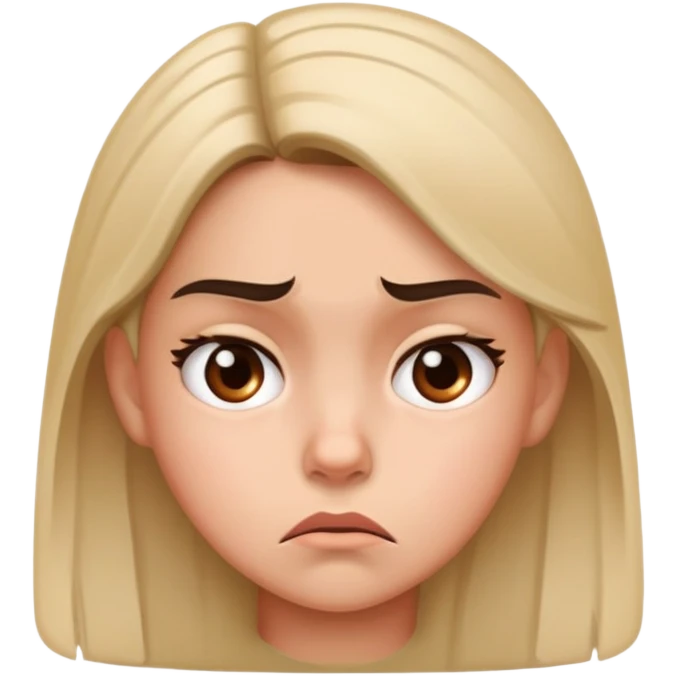 Girl annoyed emoji