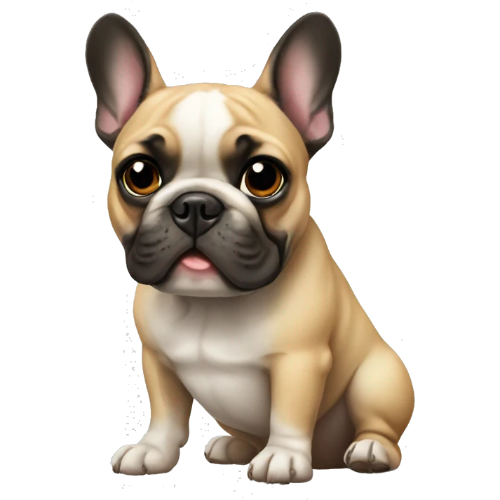 French bulldog  emoji