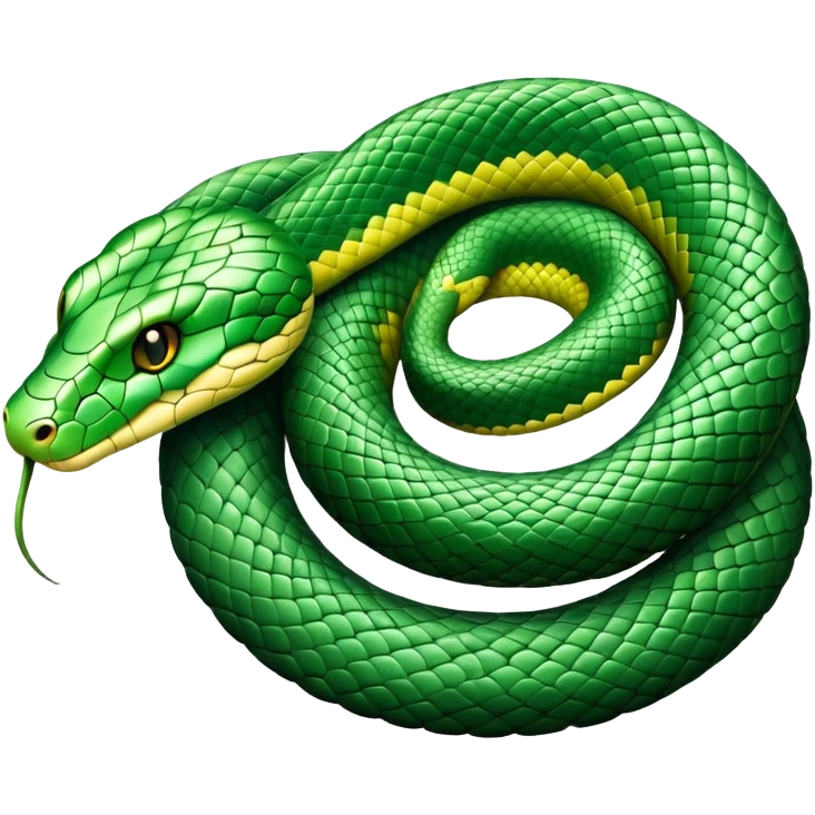 Coiled snake emoji