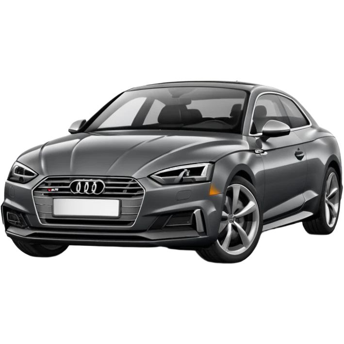 2019 dark grey Audi a5 coupe  emoji