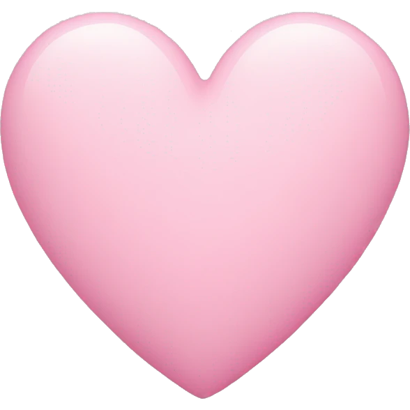 pink pastel heart emoji