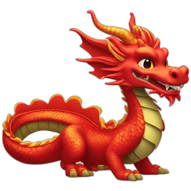 Put a dragon but it’s a Chinese new year emoji