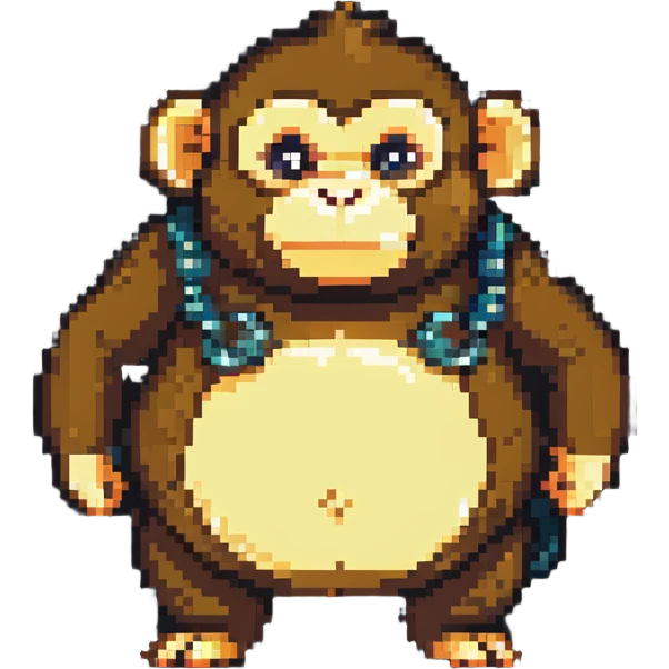 super fat monkey emoji