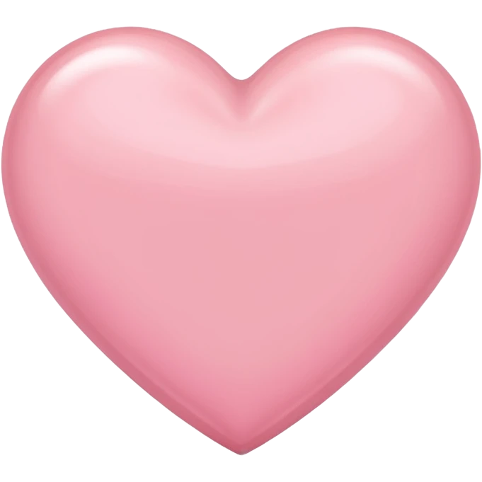 Light pink heart emoji