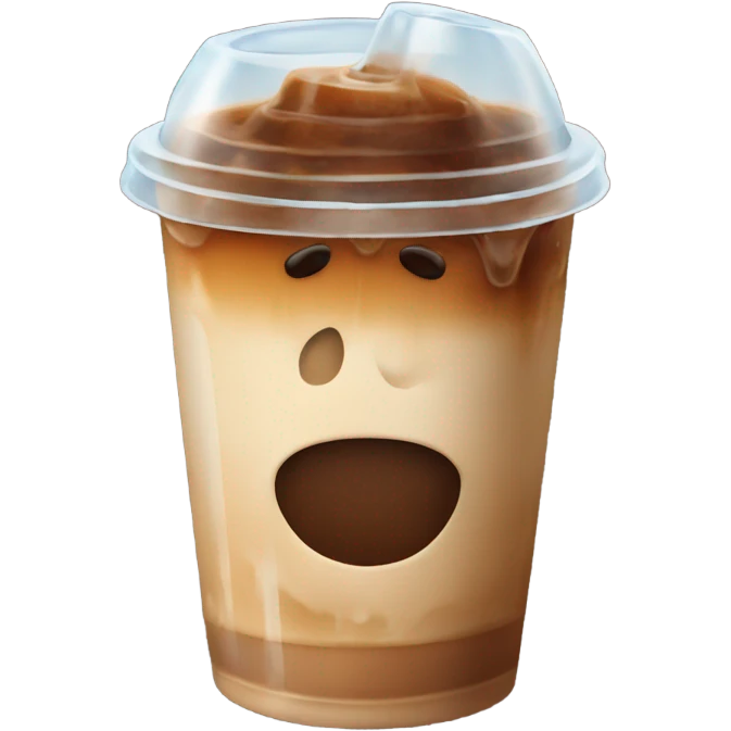 Iced coffee emoji