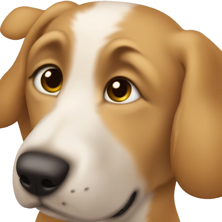 Um cachorro comendo um cachorro quente  emoji