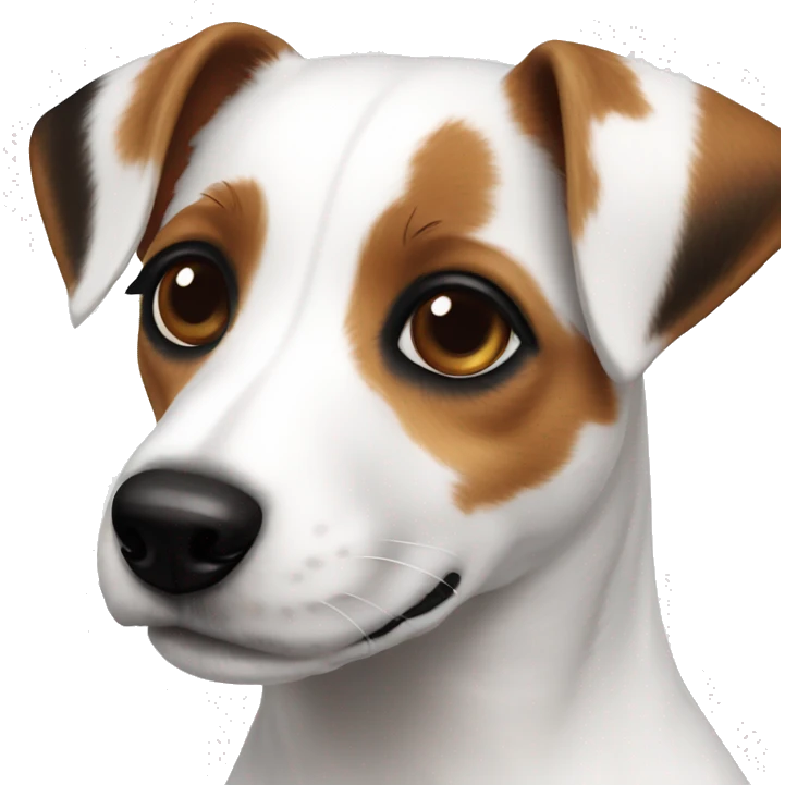 pincer jack russell tutto bianco emoji