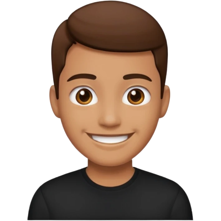 ⁶🤷🏾‍♂️⁷ change color of the shirt to black  emoji