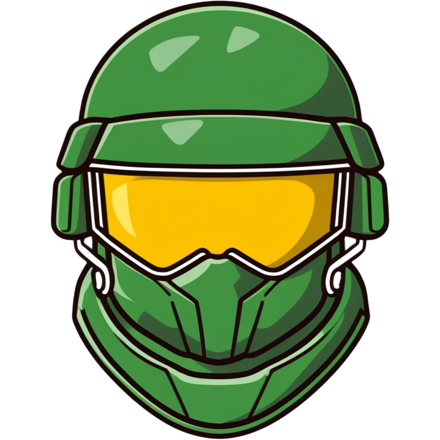 army man wearing helmet emoji