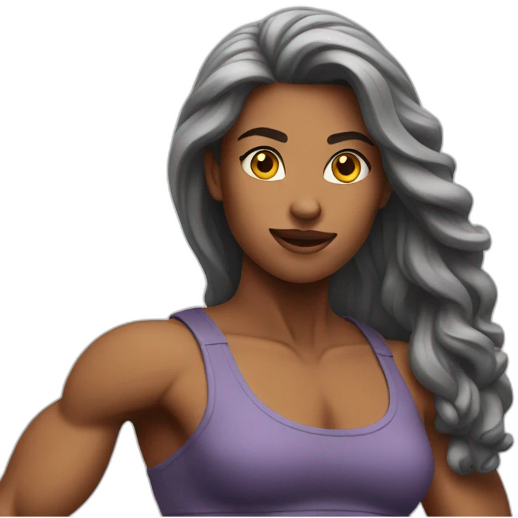 muscular woman emoji