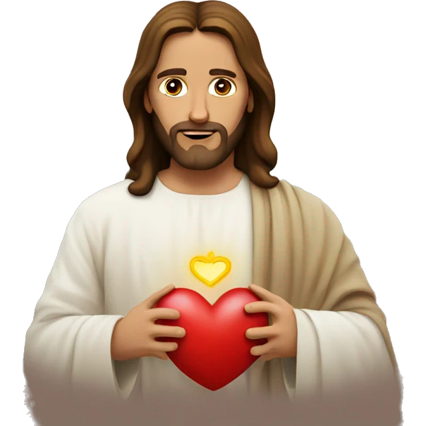 Jesus And heart emoji