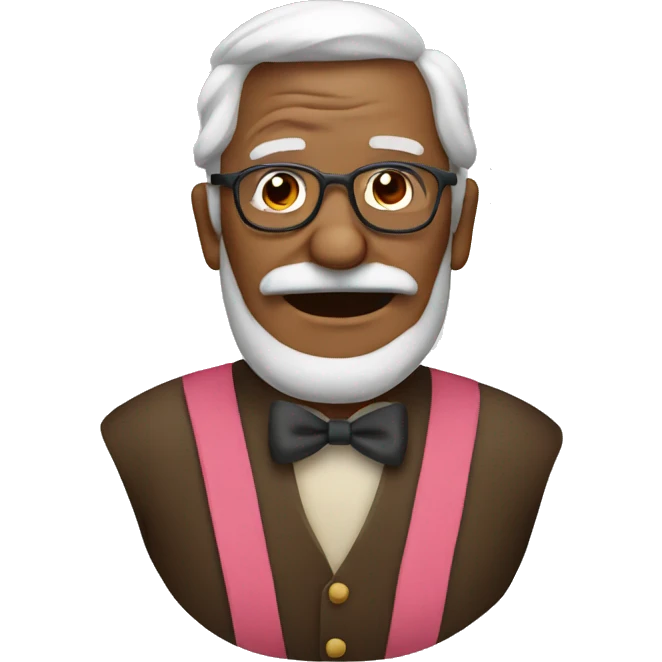 Grandpa with bows emoji