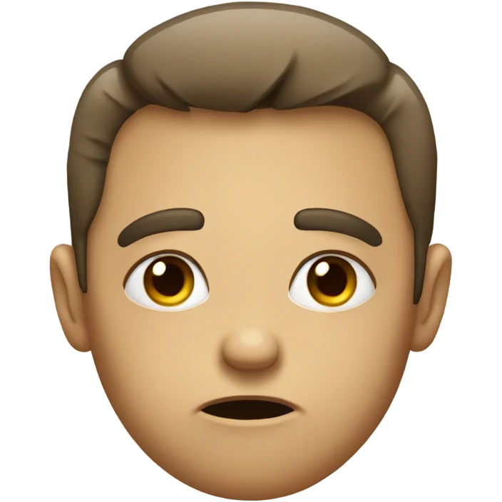 Face of dissatisfaction  emoji