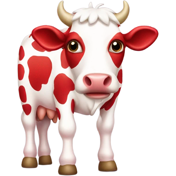 strawberry cow emoji