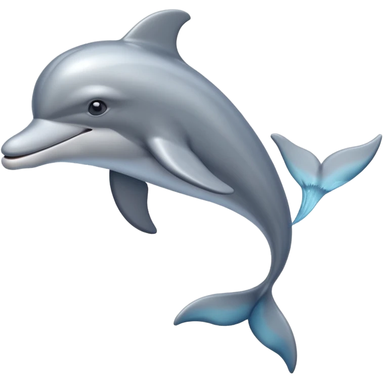 High resolution dolphin emoji