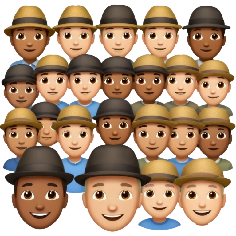 Catoon men emoji
