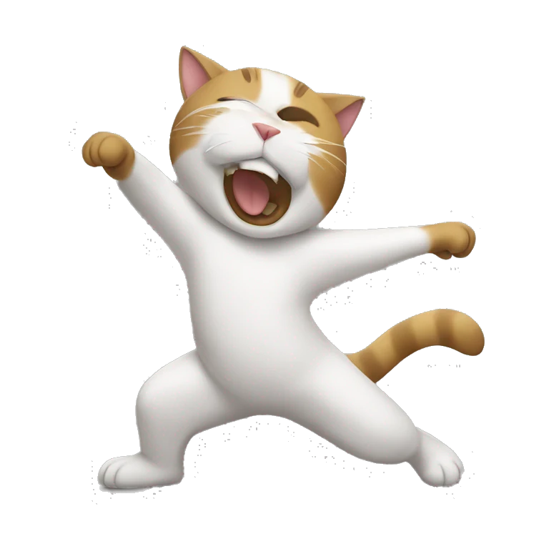 gato bailando emoji