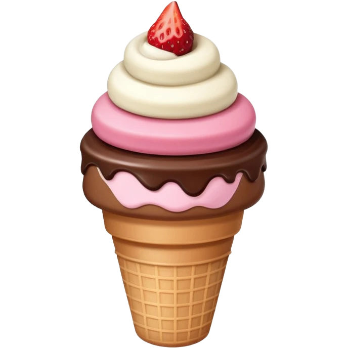 Neapolitan ice creaM emoji