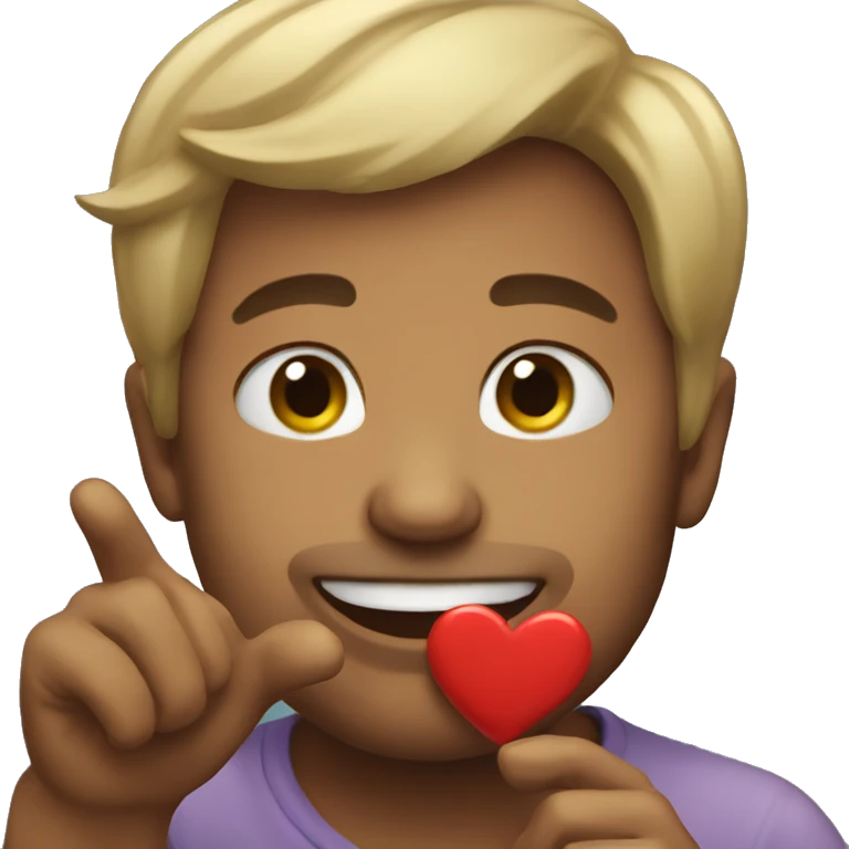 Giving my heart up emoji