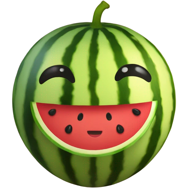 cute water melon emoji emoji