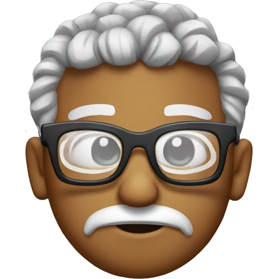 quoka with nerd glasse emoji