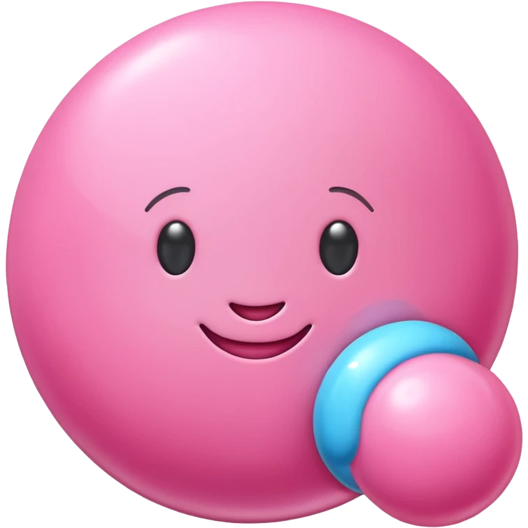 pink google word emoji