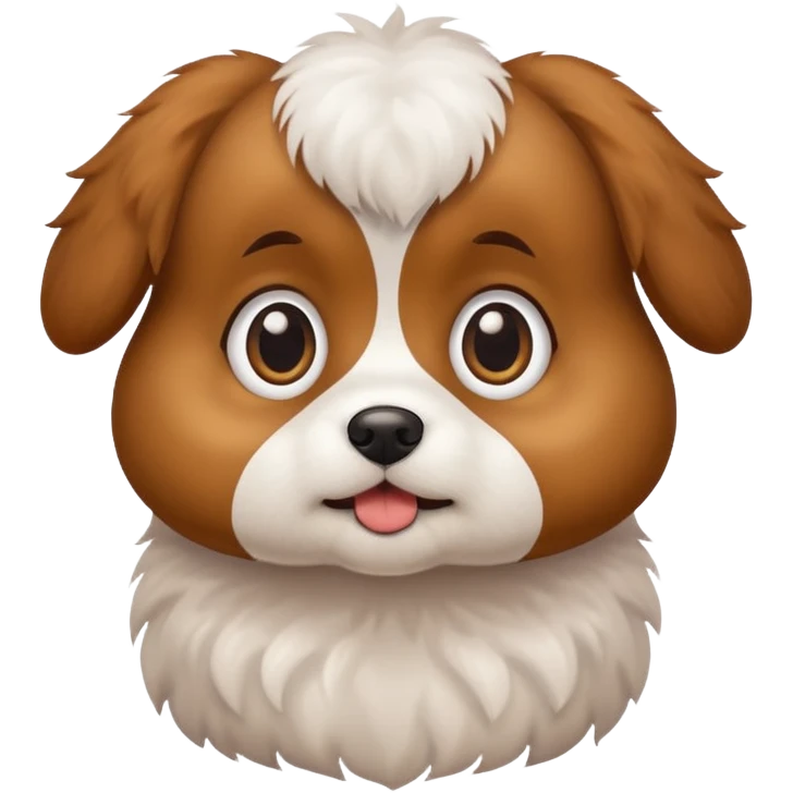 ￼ Cute dog emoji