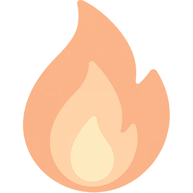 apricot fire emoji