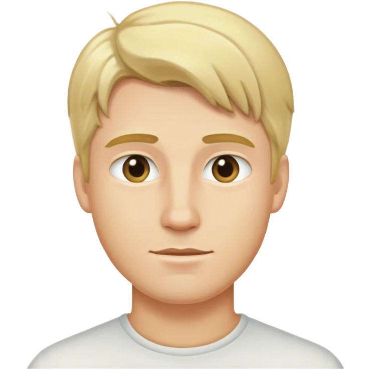 handsome Trump with blond hair  emoji
