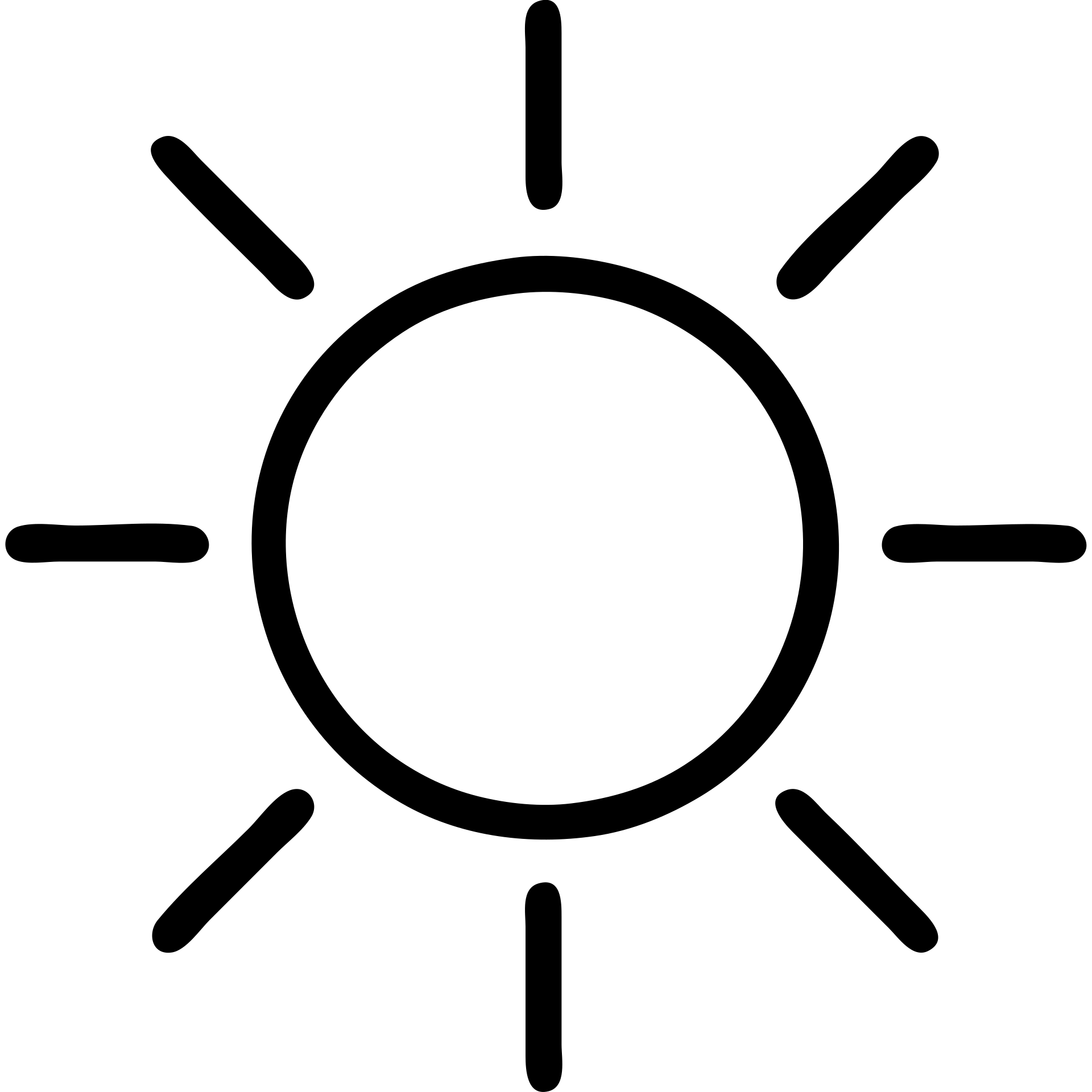 transparent sun with black outline emoji