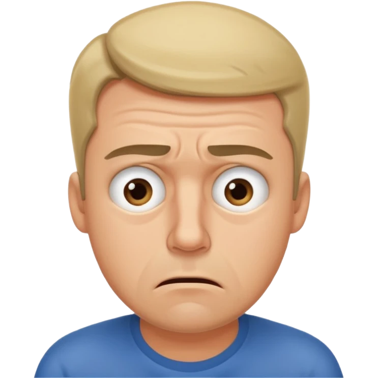 Overwhelmed man emoji