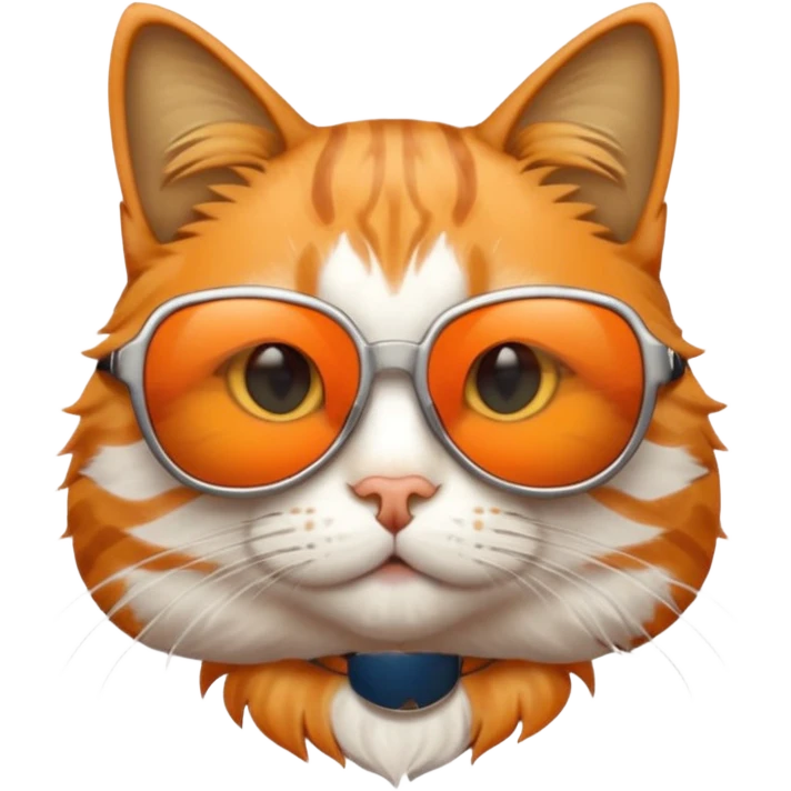 Cat wearing sunglasses emoji